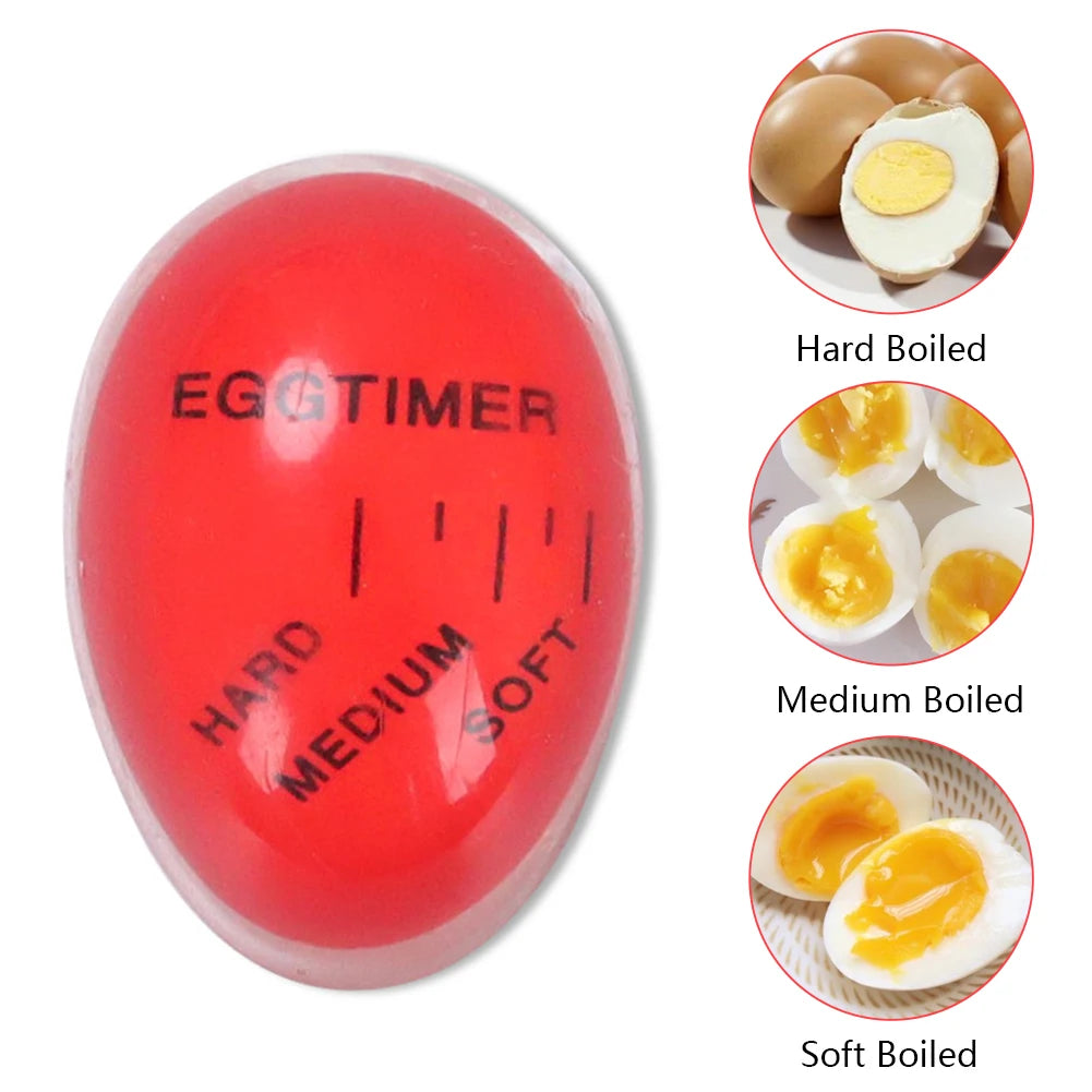 Eggtimer Kitchen Gadget Sets Time Timer Perfect Egg Changing Color Resin Material Temperature Cooking Gadgets Accessories