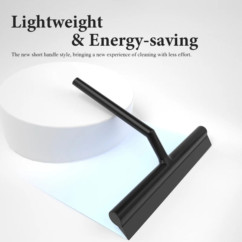 Premium Silicone-Coated Metal Non-Scratch Water Squeegee Window Wiper with Silicone Handle