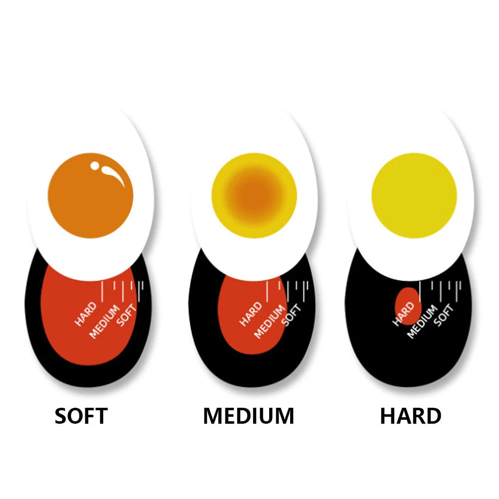 Eggtimer Kitchen Gadget Sets Time Timer Perfect Egg Changing Color Resin Material Temperature Cooking Gadgets Accessories