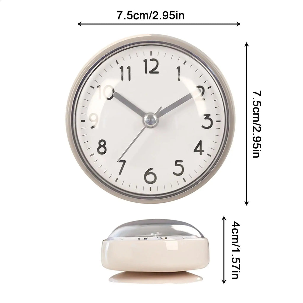 Alarm Clock Outdoor Waterproof Wall Clock Bathroom Kitchen Patio Shop Living Room Decorative Wall Clock Stylish Silent