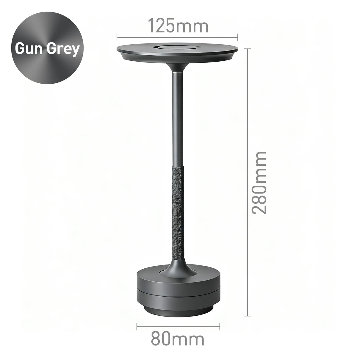 Modern Creative LED Table Lamp USB Charging Portable Touch Dimming Bedroom Bedside Atmosphere Light for Hotel Restaurant Bar