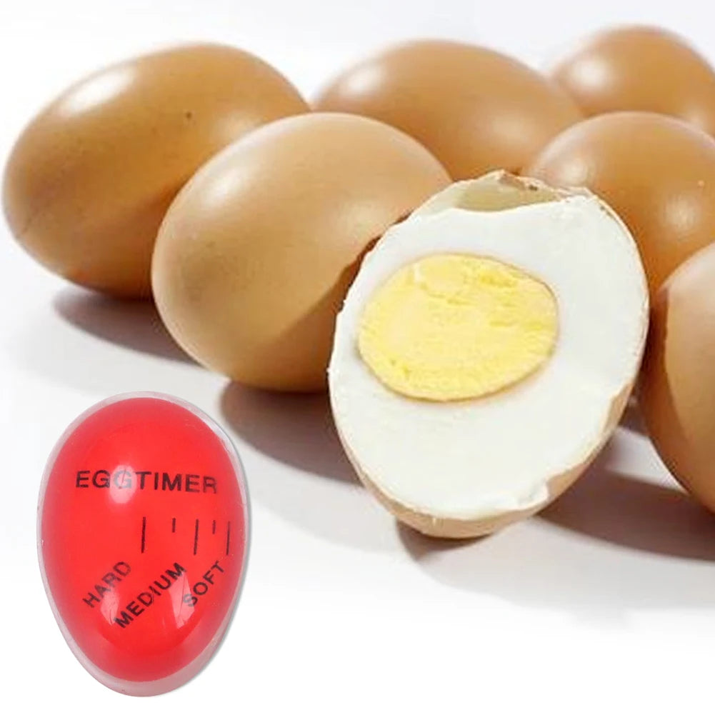 Eggtimer Kitchen Gadget Sets Time Timer Perfect Egg Changing Color Resin Material Temperature Cooking Gadgets Accessories