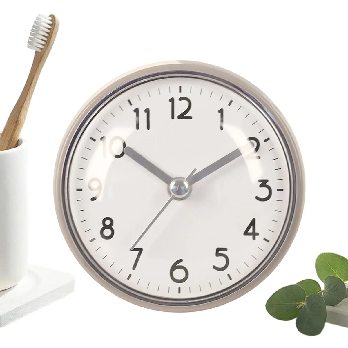 Alarm Clock Outdoor Waterproof Wall Clock Bathroom Kitchen Patio Shop Living Room Decorative Wall Clock Stylish Silent
