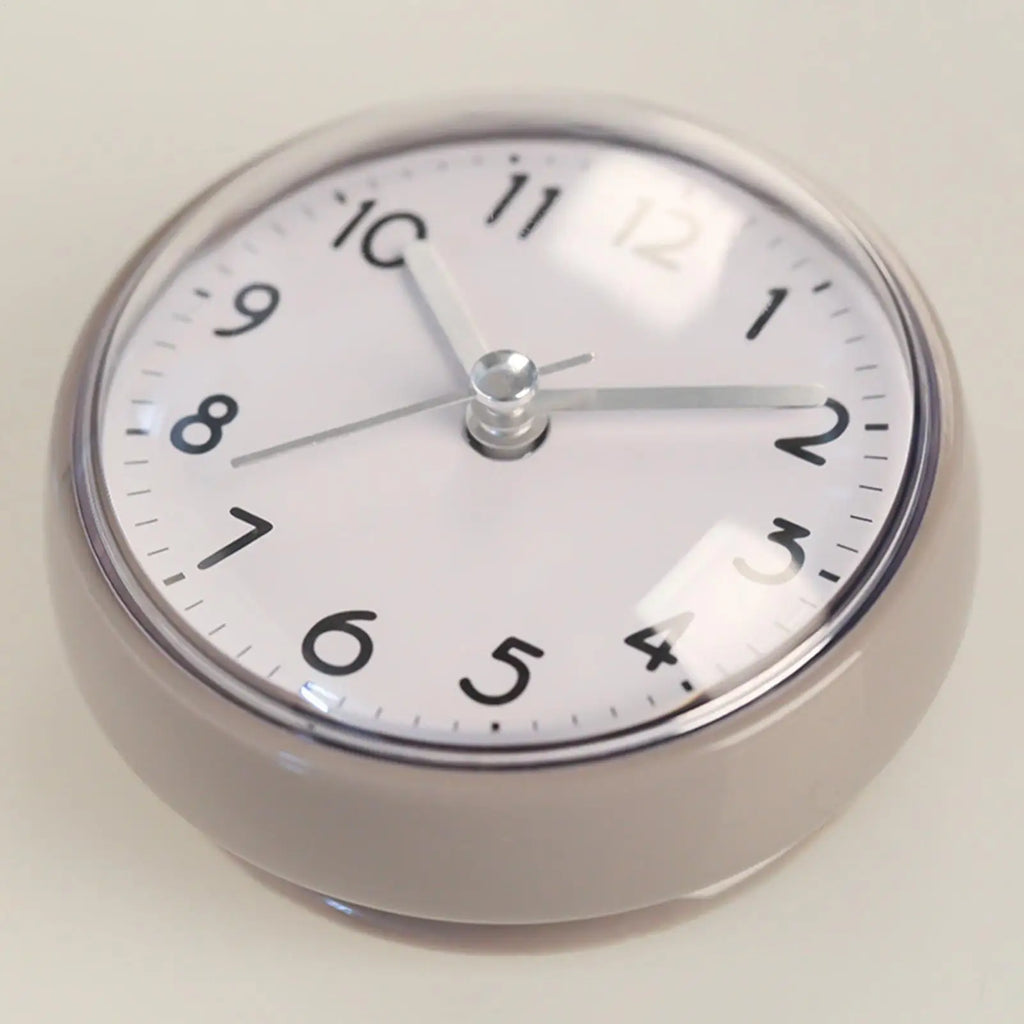 Alarm Clock Outdoor Waterproof Wall Clock Bathroom Kitchen Patio Shop Living Room Decorative Wall Clock Stylish Silent