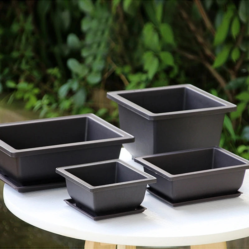 Bonsai Pot Garden Flower Pot Plant Pots for Plants Garden Supplies Outdoor Succulents Plant Pot Plant Planting Basin Plant Trays