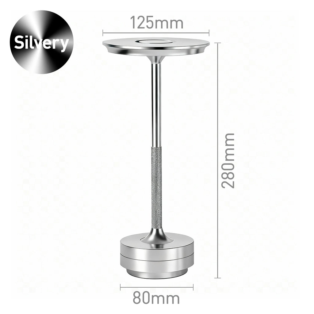 Modern Creative LED Table Lamp USB Charging Portable Touch Dimming Bedroom Bedside Atmosphere Light for Hotel Restaurant Bar