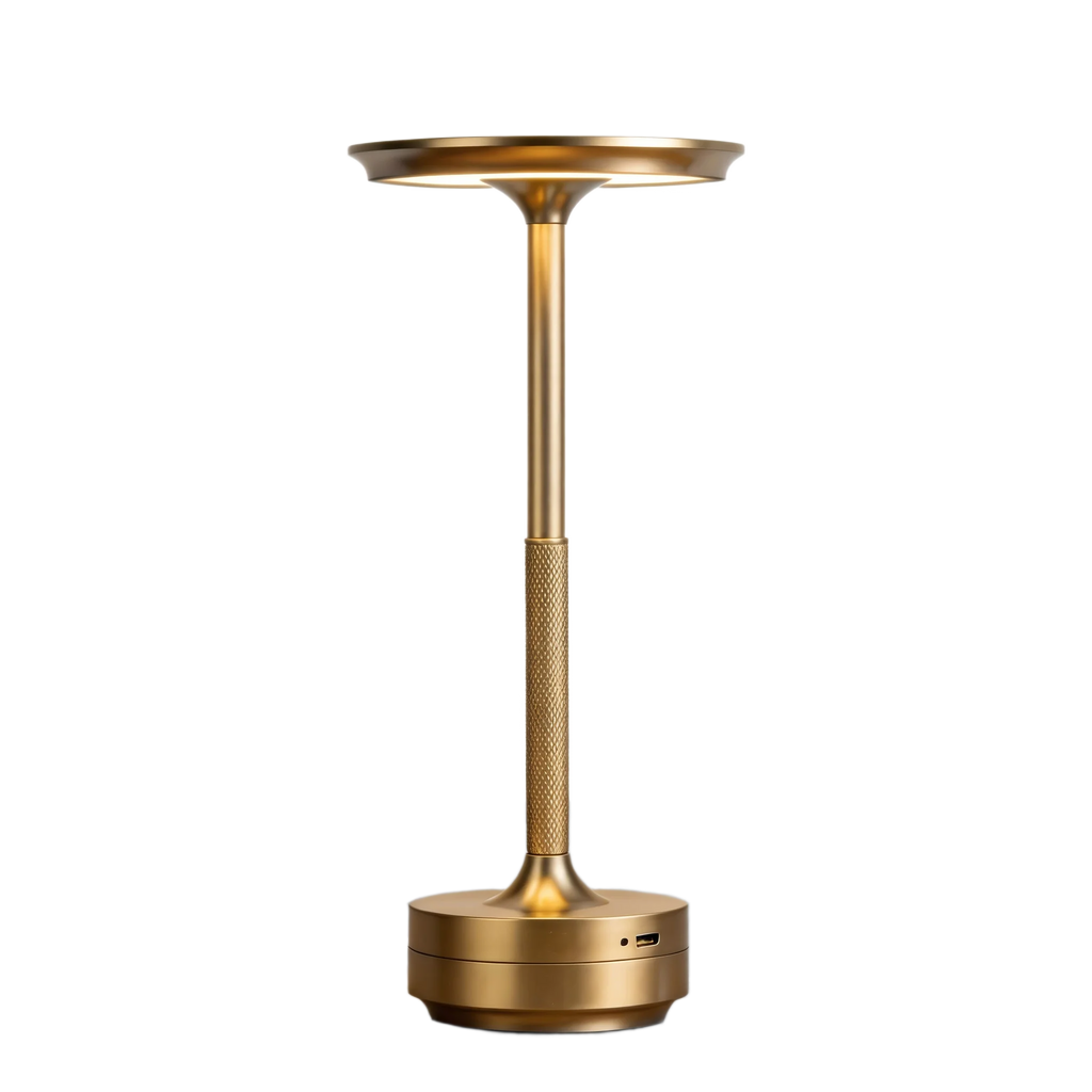 Modern Creative LED Table Lamp USB Charging Portable Touch Dimming Bedroom Bedside Atmosphere Light for Hotel Restaurant Bar