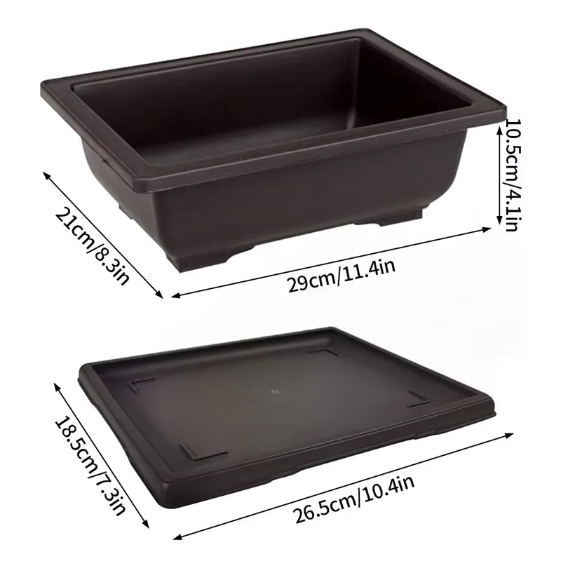 Bonsai Pot Garden Flower Pot Plant Pots for Plants Garden Supplies Outdoor Succulents Plant Pot Plant Planting Basin Plant Trays