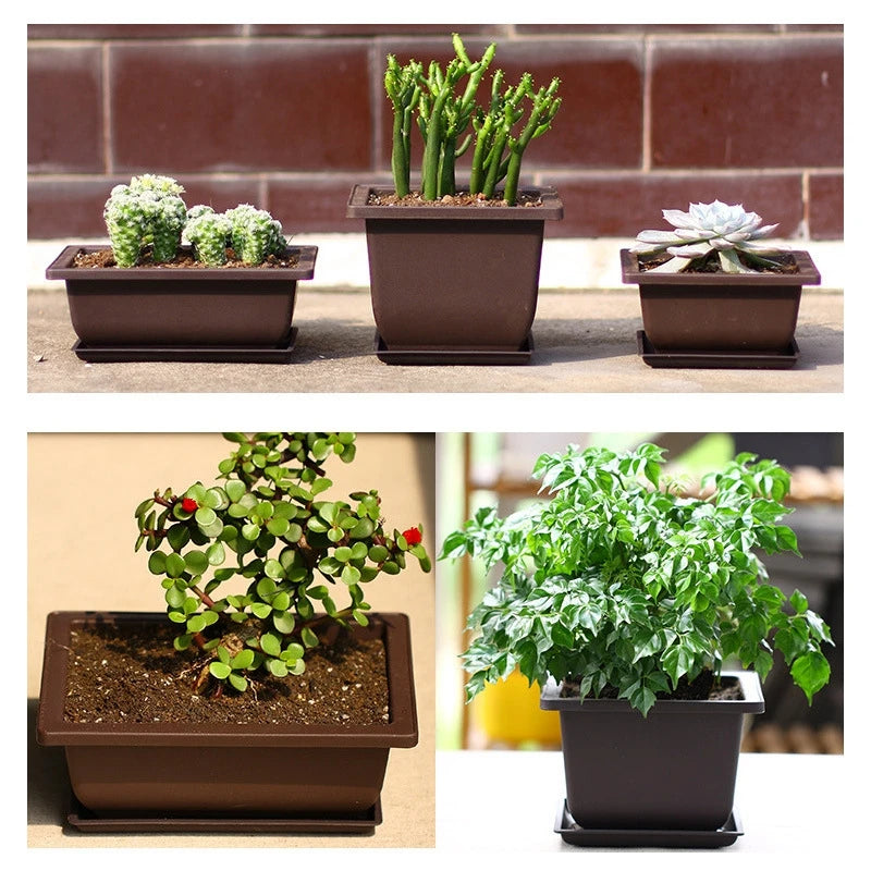 Bonsai Pot Garden Flower Pot Plant Pots for Plants Garden Supplies Outdoor Succulents Plant Pot Plant Planting Basin Plant Trays