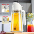 2 in 1 Pour Spray Sprayer Bottle for Kitchen Oil Sprayer Cooking 17oz/500ml Plastics Bottle Food-grade Oil Mister for Air Fryer