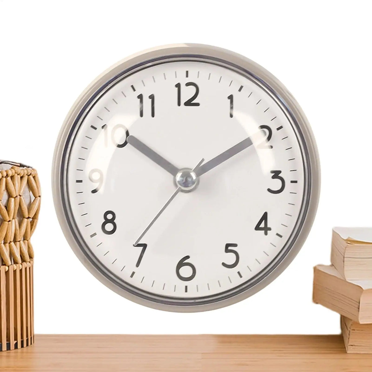 Alarm Clock Outdoor Waterproof Wall Clock Bathroom Kitchen Patio Shop Living Room Decorative Wall Clock Stylish Silent