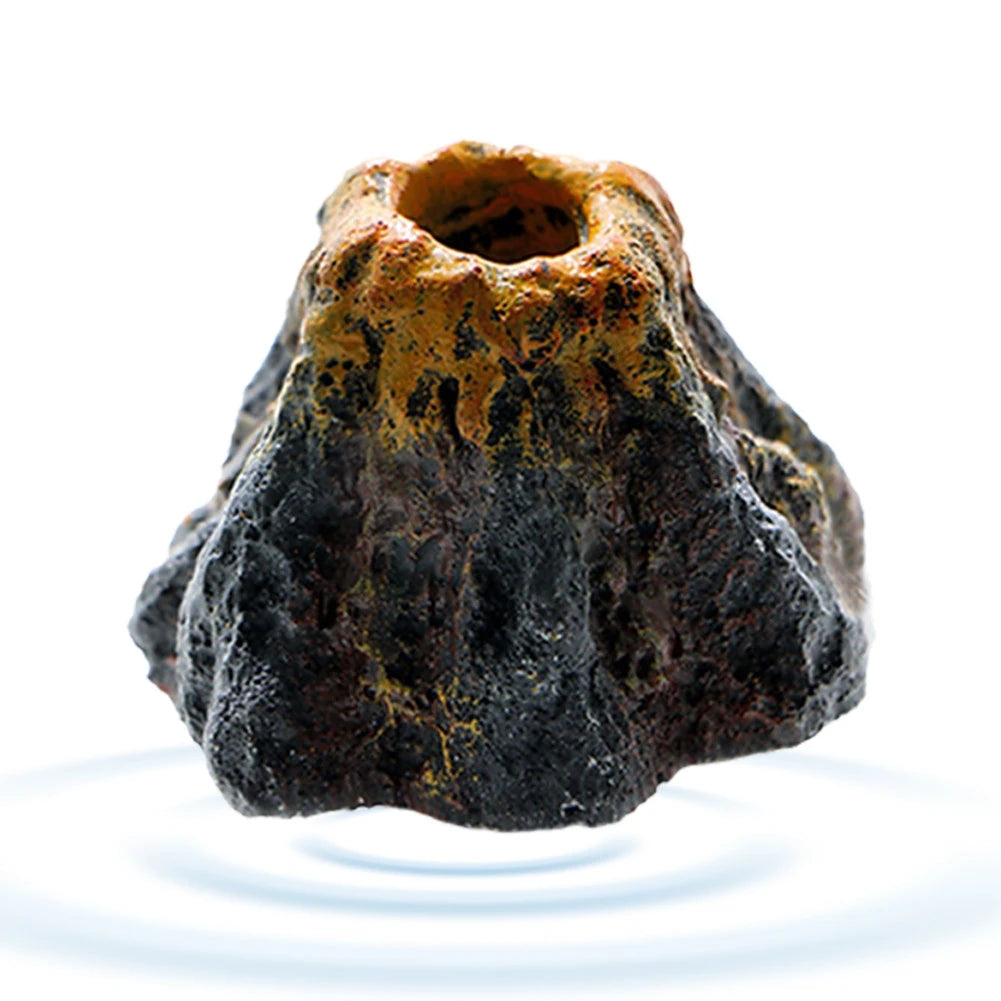 Fish Tank Landscaping Simulation Volcano Aquarium Accessories Rockery Aerator For Aquarium Pump Bubble Stone Oxygen For Aquarium