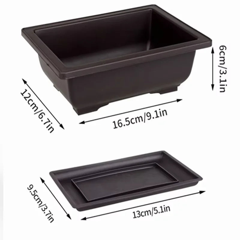 Bonsai Pot Garden Flower Pot Plant Pots for Plants Garden Supplies Outdoor Succulents Plant Pot Plant Planting Basin Plant Trays