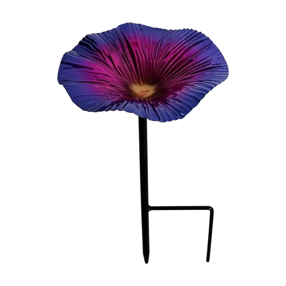 Flower Bird Feeder Garden Bee Water Feeder with Stake Hummingbird Watering Station for Outdoor Backyard Patio Porch Yard Lawn