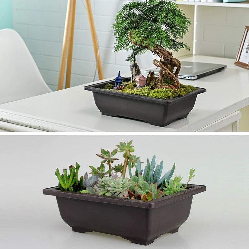 Bonsai Pot Garden Flower Pot Plant Pots for Plants Garden Supplies Outdoor Succulents Plant Pot Plant Planting Basin Plant Trays