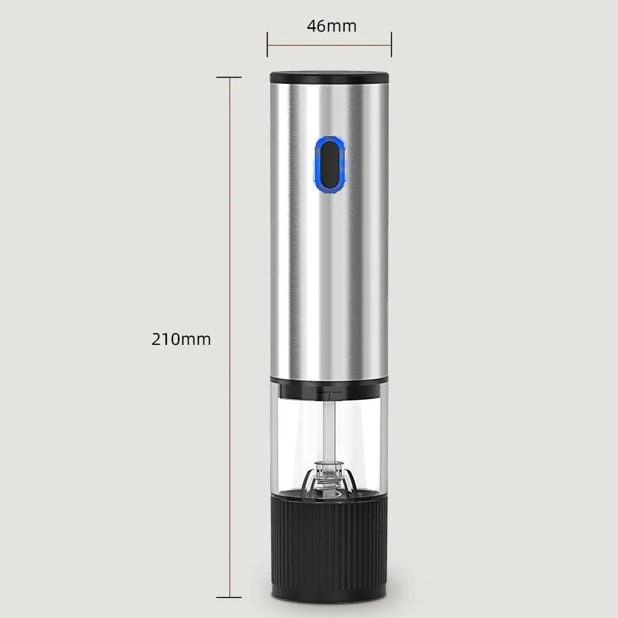 Electric Salt and Pepper Grinder Automatic Rechargeable Pepper Mill Shakers Adjustable Coarseness Kitchen Appliances