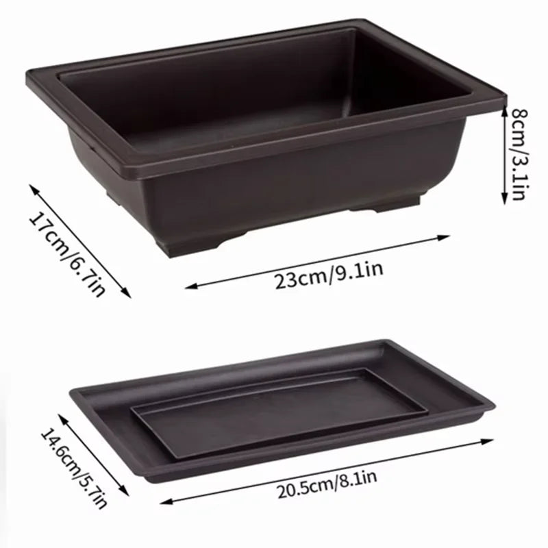 Bonsai Pot Garden Flower Pot Plant Pots for Plants Garden Supplies Outdoor Succulents Plant Pot Plant Planting Basin Plant Trays