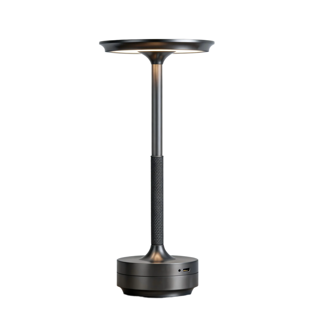 Modern Creative LED Table Lamp USB Charging Portable Touch Dimming Bedroom Bedside Atmosphere Light for Hotel Restaurant Bar