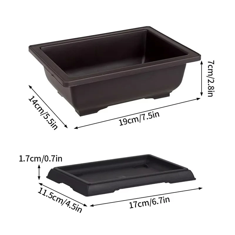 Bonsai Pot Garden Flower Pot Plant Pots for Plants Garden Supplies Outdoor Succulents Plant Pot Plant Planting Basin Plant Trays