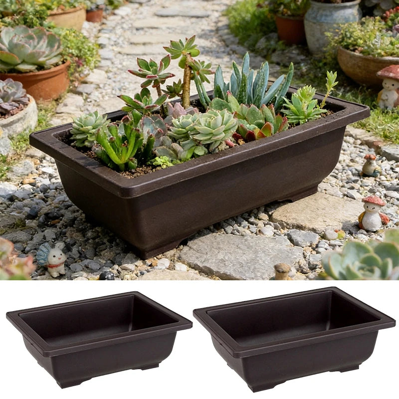 Bonsai Pot Garden Flower Pot Plant Pots for Plants Garden Supplies Outdoor Succulents Plant Pot Plant Planting Basin Plant Trays