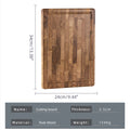 Teak Wood Cutting Board - Durable Solid Wood Chopping Block for Fruits & Vegetables, Perfect for Kitchen Prep & Presentation