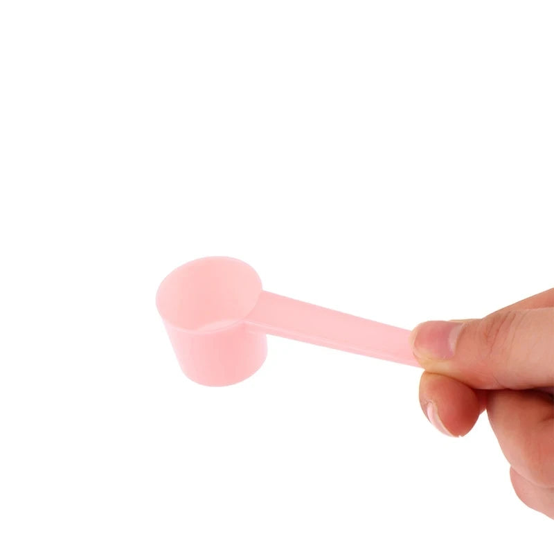 10Pcs 5g Home Kitchen Gadgets DIY Plastic Measuring Spoon Measuring Spoons Coffee Protein Milk Powder Scoop