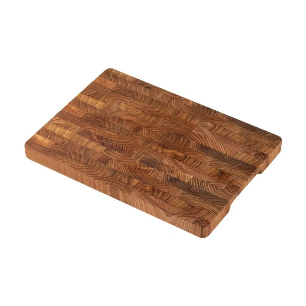 Multifunctional Thickened Teak Wood Cutting Board Double-sided Rectangular Chopping Board Non-slip Large Size Serving Board Home