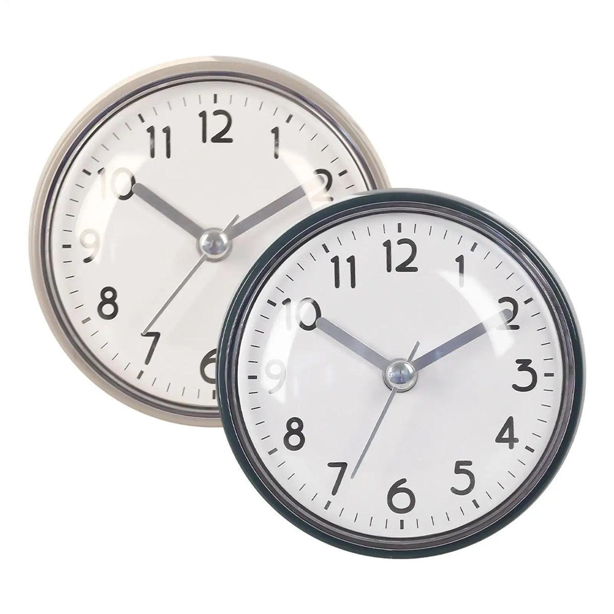 Alarm Clock Outdoor Waterproof Wall Clock Bathroom Kitchen Patio Shop Living Room Decorative Wall Clock Stylish Silent