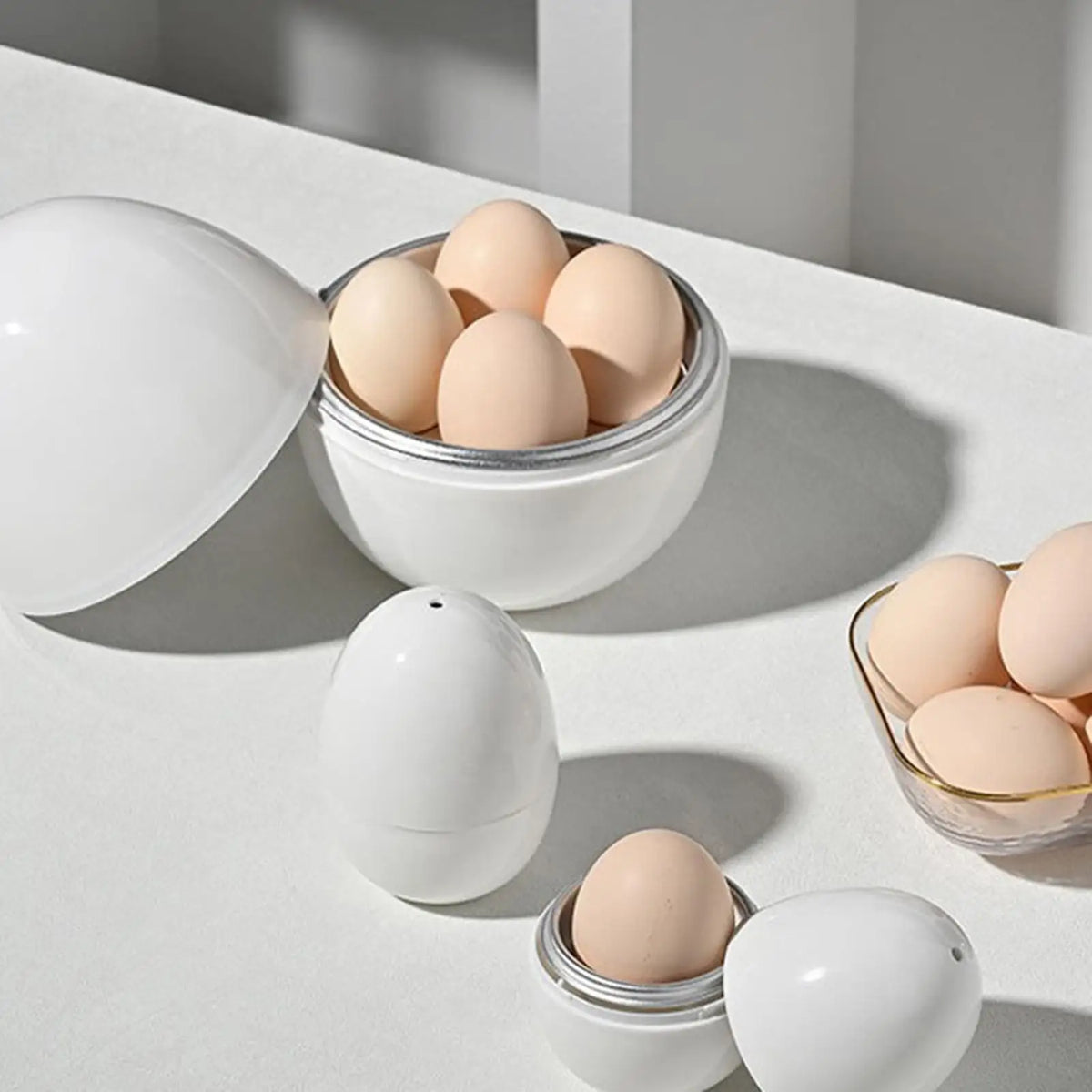 Microwave Boiled Egg Cooker For Hard Soft Rapid Eggs Kitchen Gadgets For Quick Egg Boiling Cooking Accessories