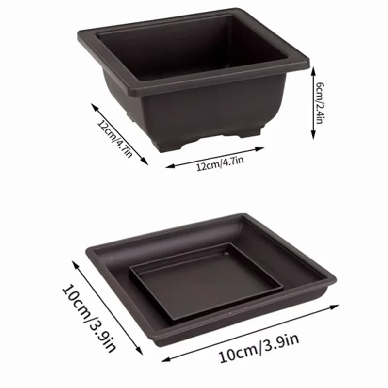 Bonsai Pot Garden Flower Pot Plant Pots for Plants Garden Supplies Outdoor Succulents Plant Pot Plant Planting Basin Plant Trays