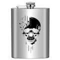 Punk Skull Decor Portable 8 oz Wine Pot Pocket Bottle Travel Outdoor Camping Hip Flask Gift Men